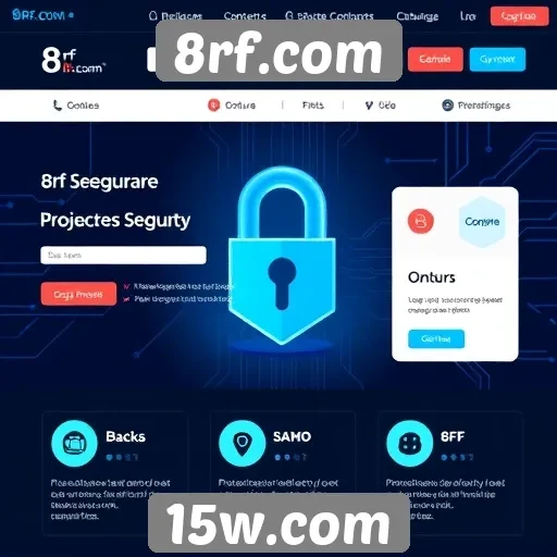 Recursos de segurança no site 8rf.com são destacados