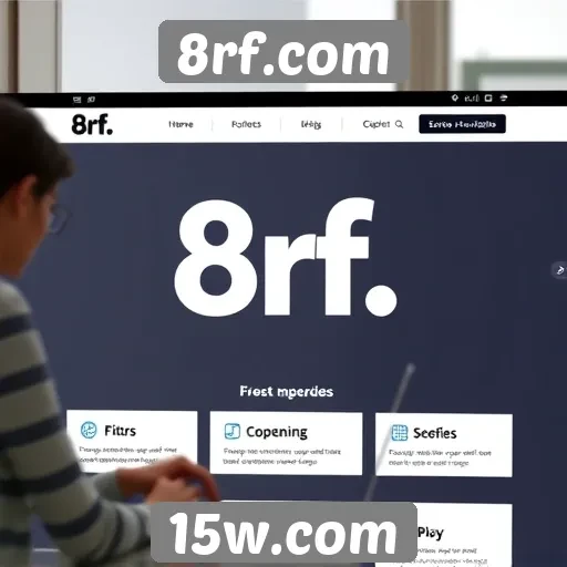 Análise da interface do usuário do 8rf.com